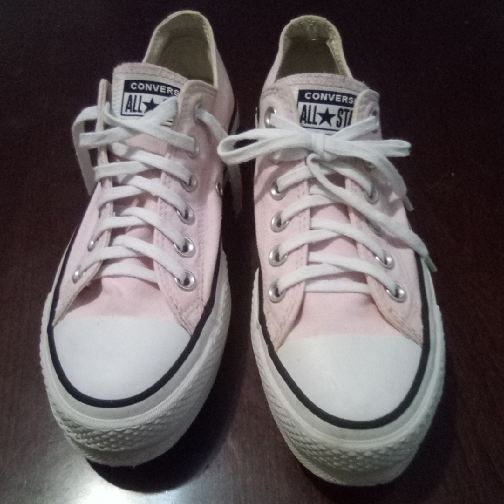 Converse Light Pink All Star Lace-Up Sneakers Used But Great Condition